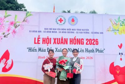 CBGVNV NHÀ TRƯỜNG MẦM NON BÌNH THANH TÍCH CỰC THAM GIA HIẾN MÁU TÌNH NGUYỆN NĂM 2026
