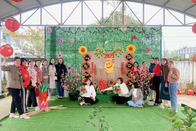 Những hoạt động chuẩn bị đón tết Quý Mão năm 2023  của Trường mầm non Bình Thanh