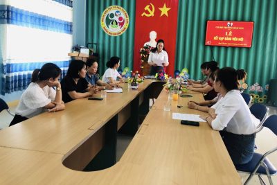 LỄ KẾT NẠP ĐẢNG VIÊN  TẠI TRƯỜNG MẦM NON BÌNH THANH