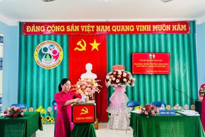 ĐẠI HỘI CHI BỘ NHIỆM KỲ 2025-2027 TẠI CHI BỘ TRƯỜNG MẦM NON
